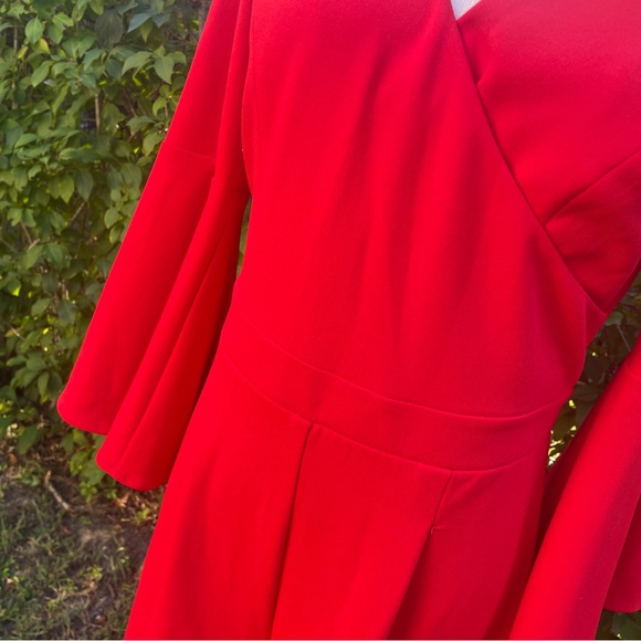 Alexia Admor Red Jumpsuit Women’s 6 - Picture 4 of 12